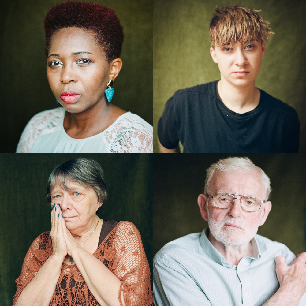 Portraits of various participants for I AM